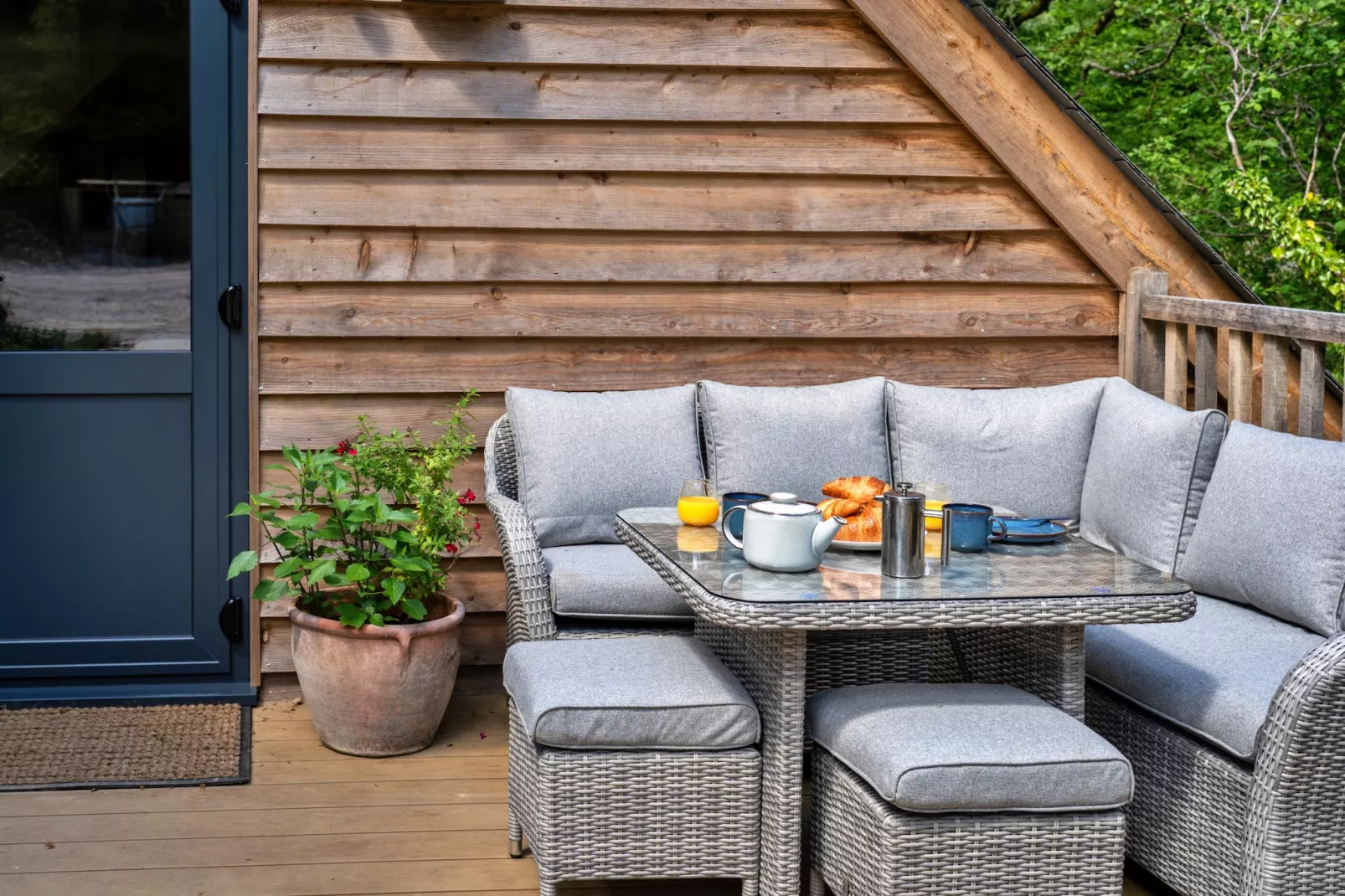 Dingles Farm Annexe-Terrasse