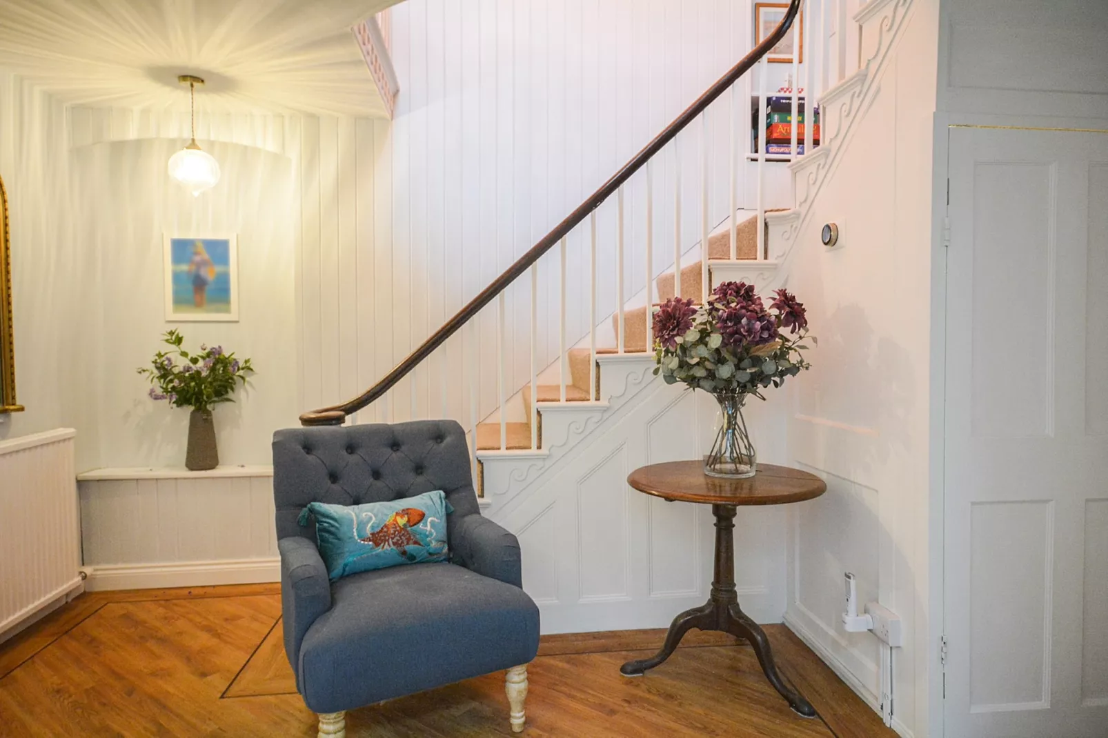 Hillside, Kingsand-Living room