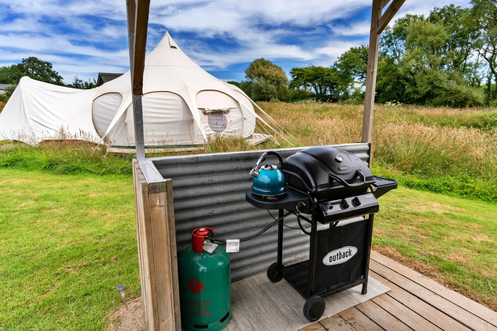 Oak Lotus Belle Tent-Kitchen