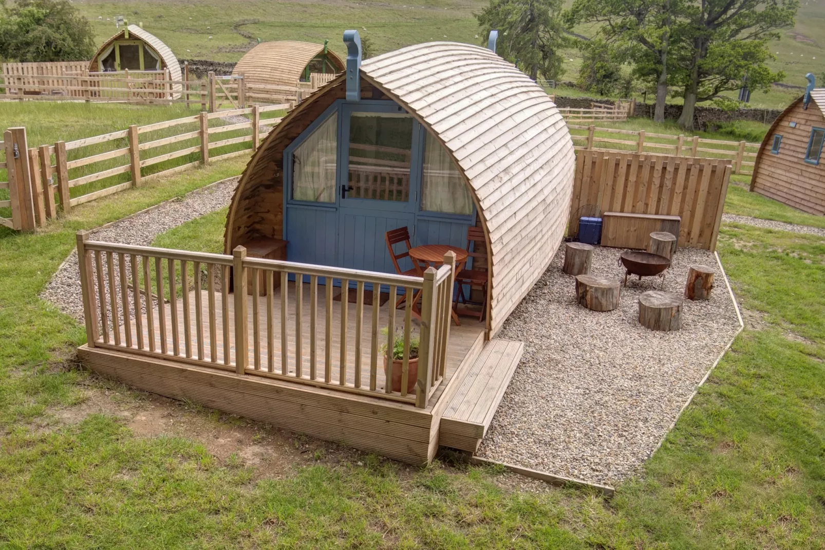 Blackcleugh Glamping-Terrace balcony