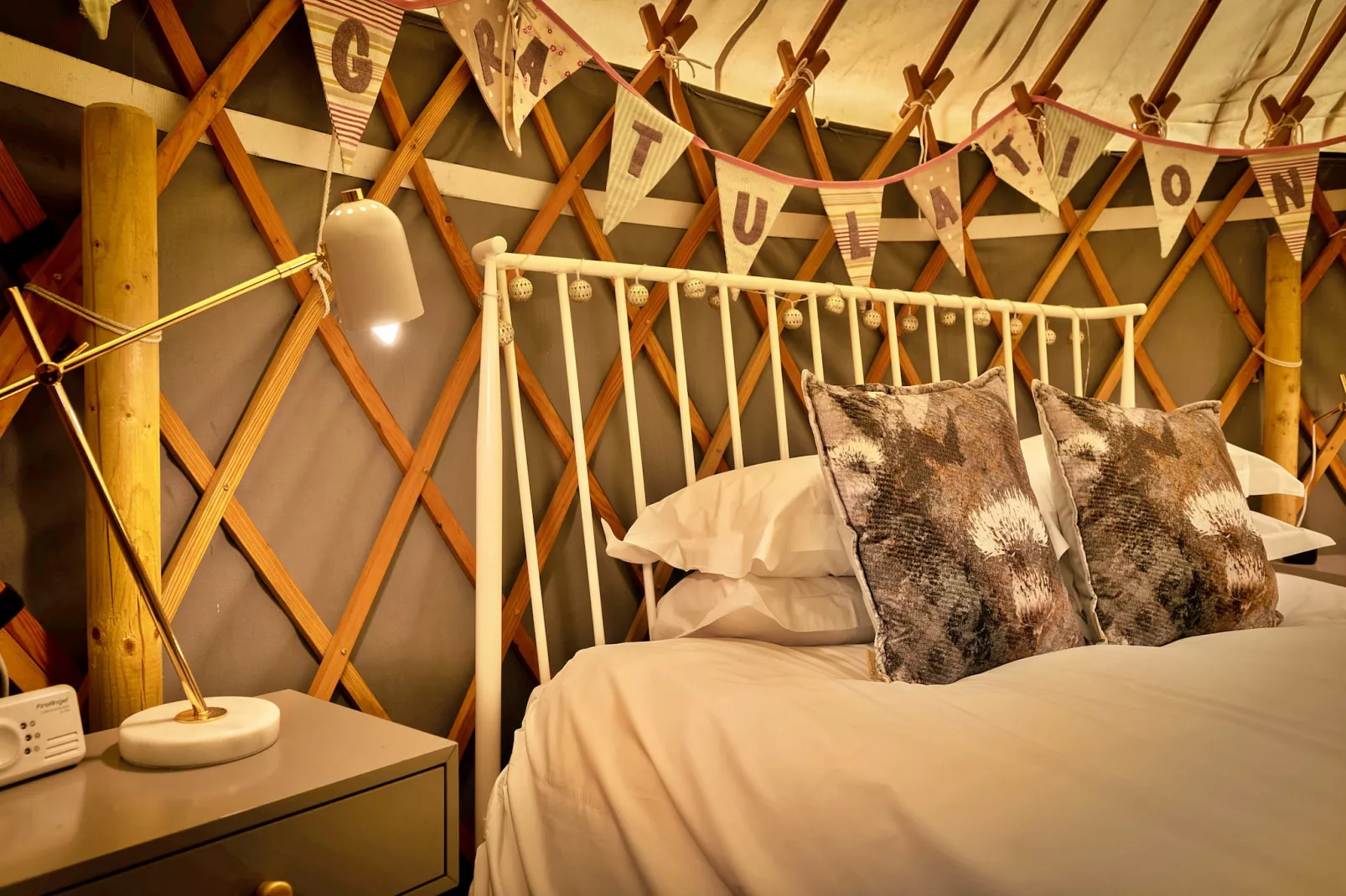 Heather Yurt-Schlafzimmer