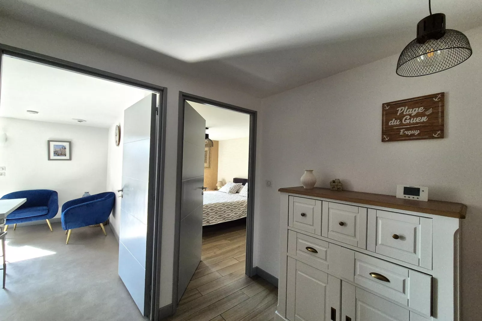 Joli rez-de-jardin avec terrasse sud plage 800 m-Landing
