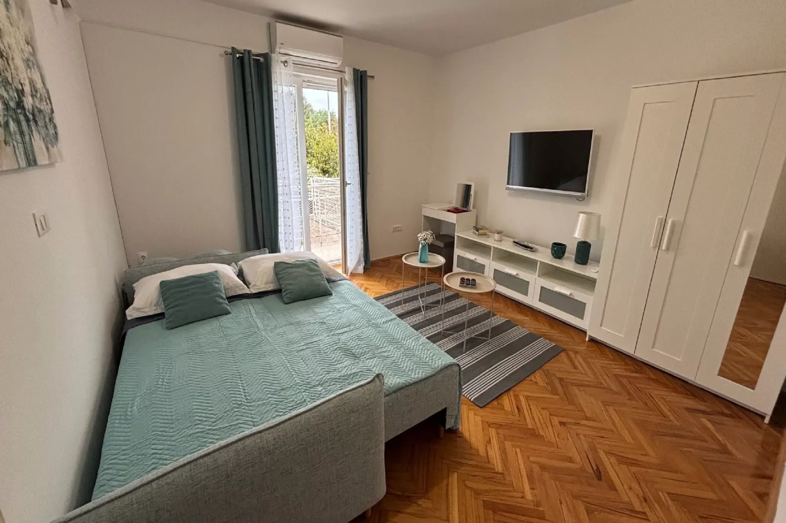 Apartmani Vela Makarska - Classic One Bedroom Apartment-Living room