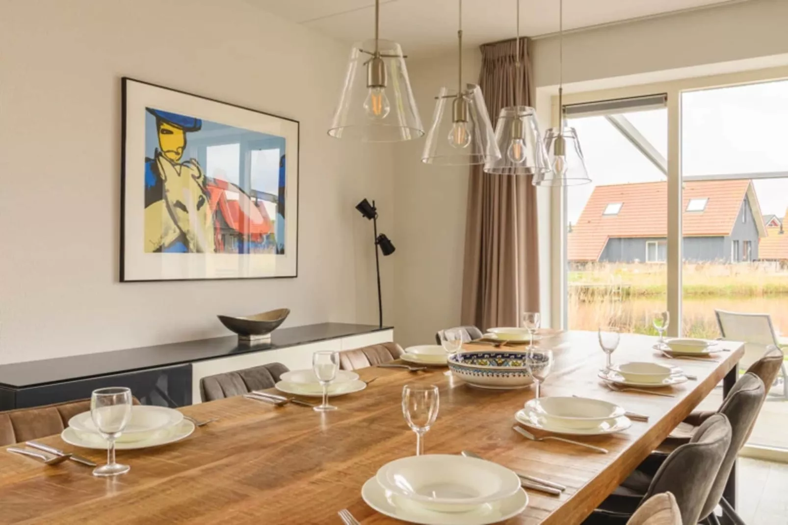 Waterpark Langelille 4-Dining room