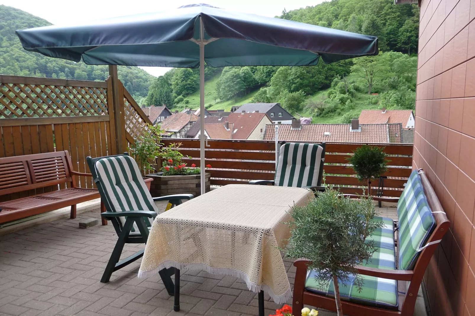 Zorge im Harz-Terrace balcony