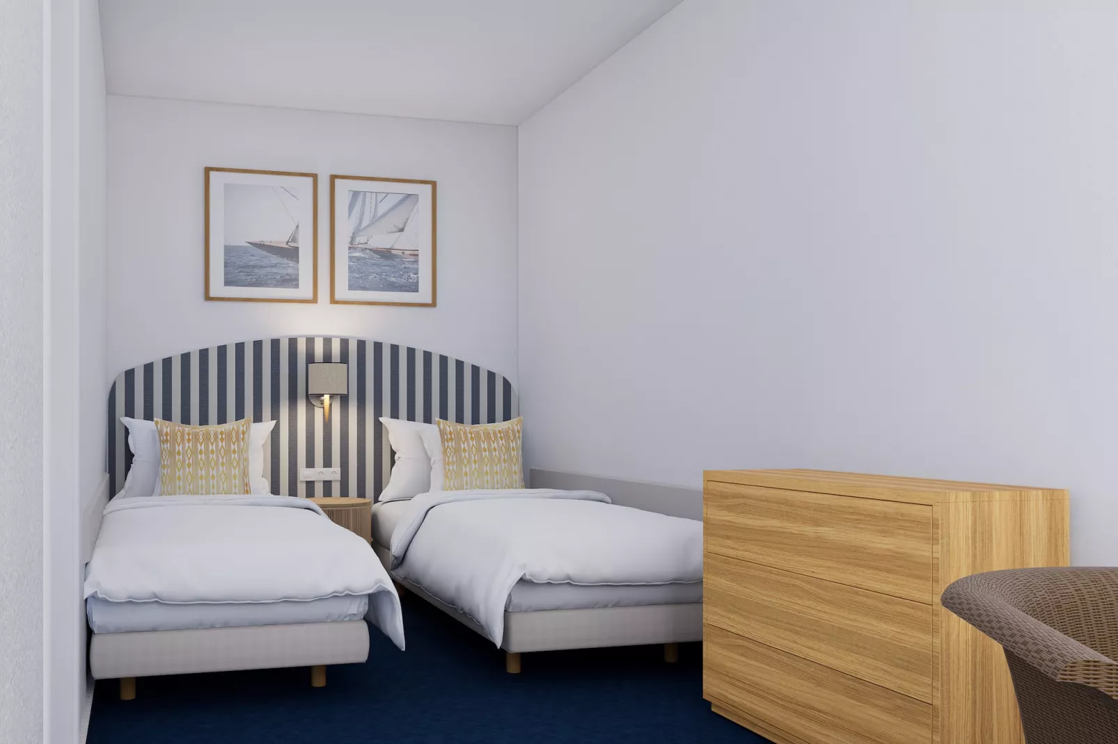 IFA Binz Ferienpark -2 Raum App 39 qm-Bedroom