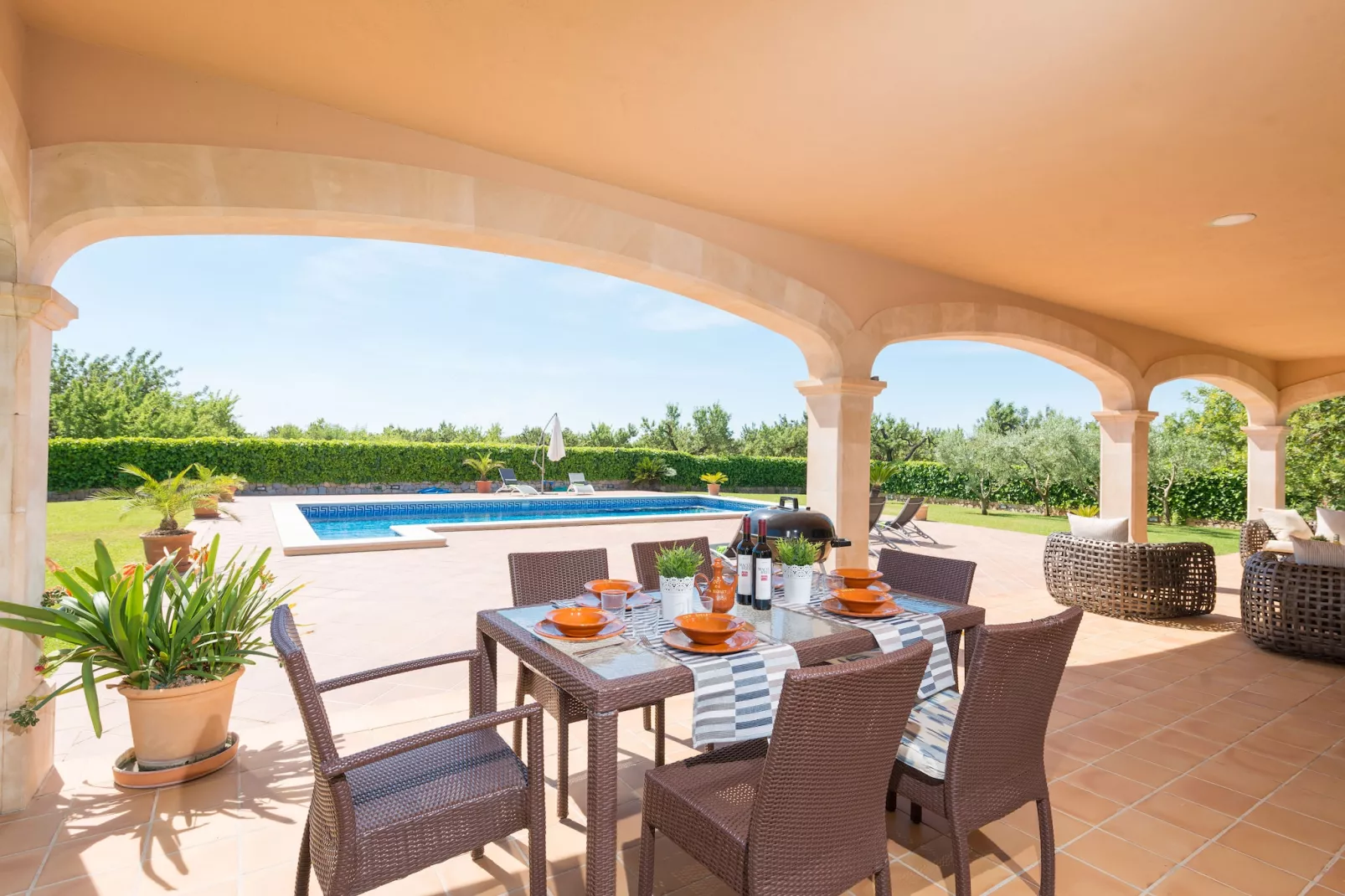 Can Bielet-Terrassenbalkon