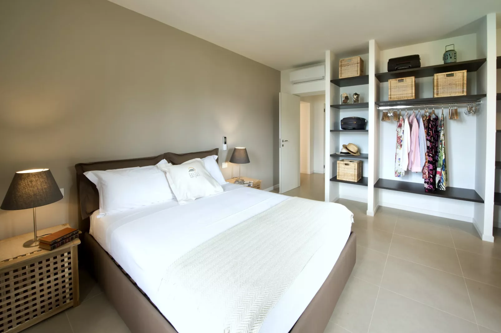 Apartment Limone Residence Nautic Resort San Carlo Gargnano-Quadrilo 110qm-Schlafzimmer