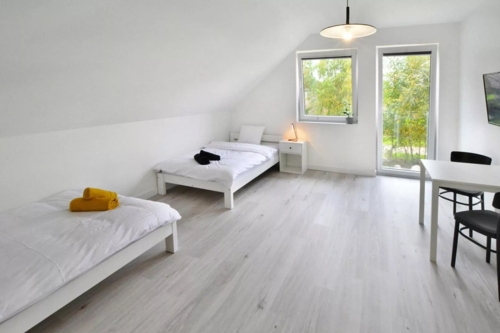 Dom wakacyjny w Mielenku dla 6 osób-Bedroom