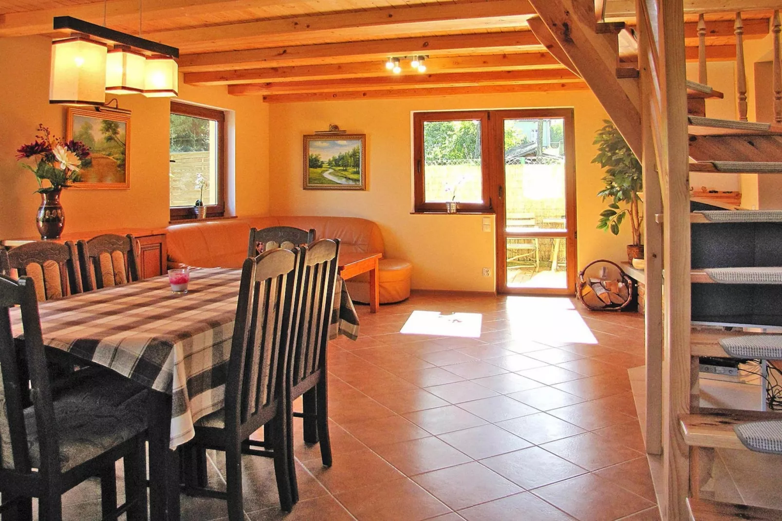 Holiday home Wilkasy-Dining room