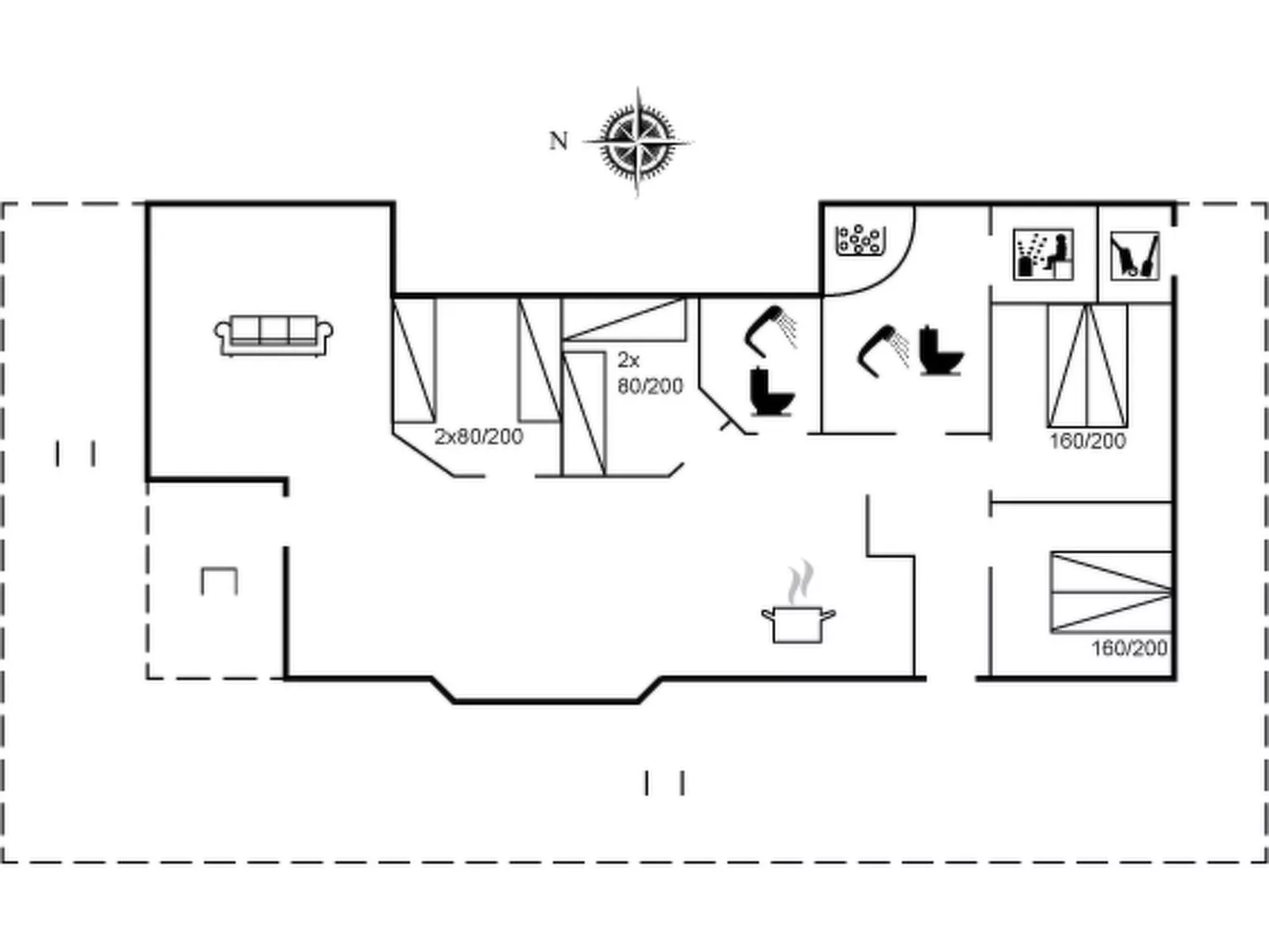 "Frerich" - 1.5km from the sea-Inside