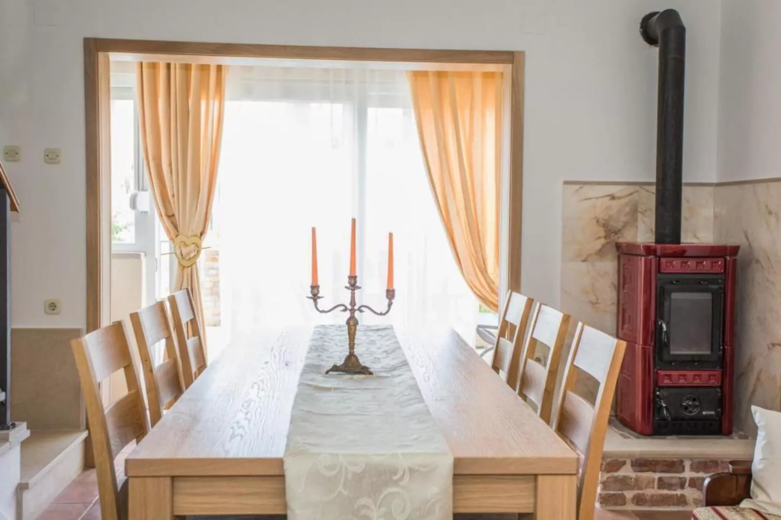 Villa Suzy Lux- Duplex Two Bedroom Villa with Swimming Pool and Sea View-Dining room