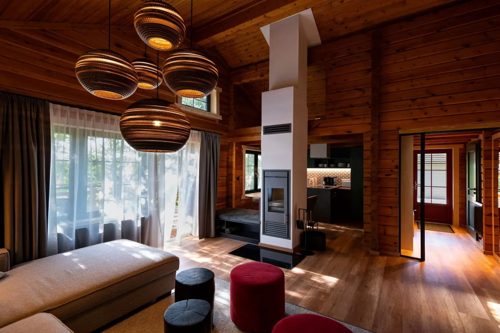 Lodge-Wohnzimmer