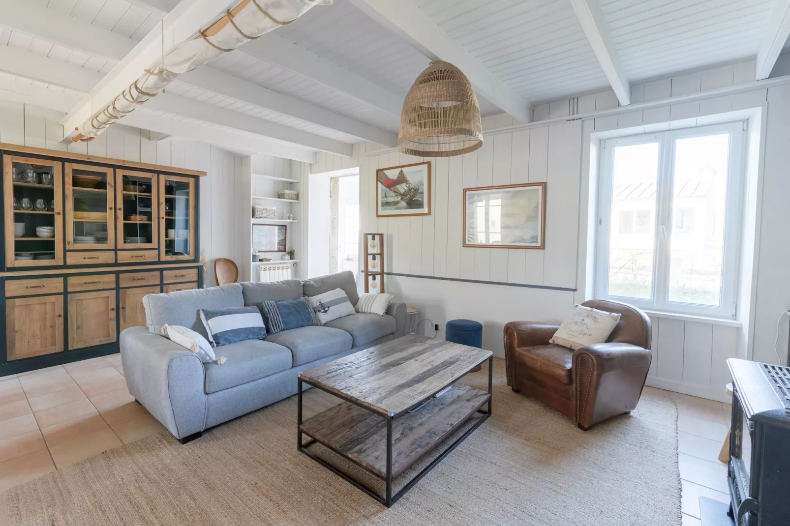 TY STREJOU - Portsall-Living room