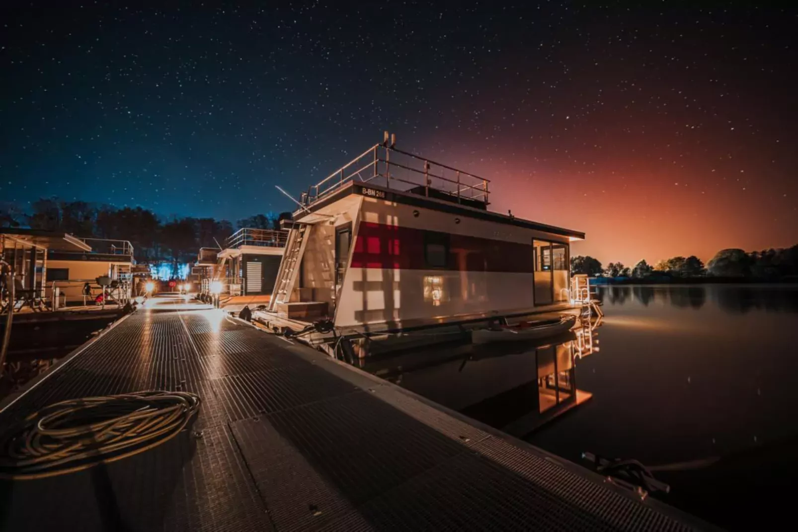Hausboot in Zehdenick-Exterior summer