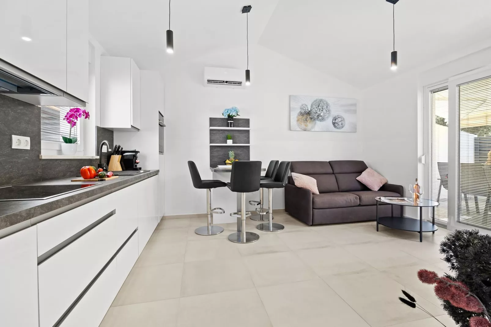 Barbariga Beach Apartment-Wohnzimmer