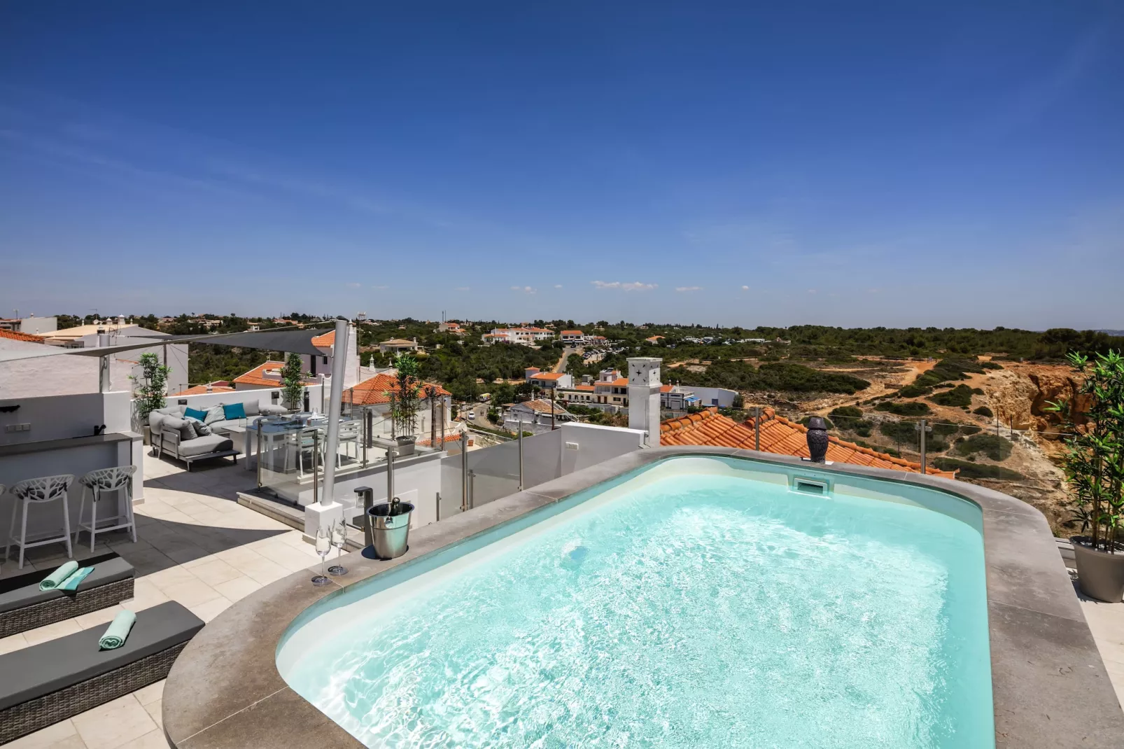 Casa Milhafre - Apartment overlooking Benagil Beac-Pool