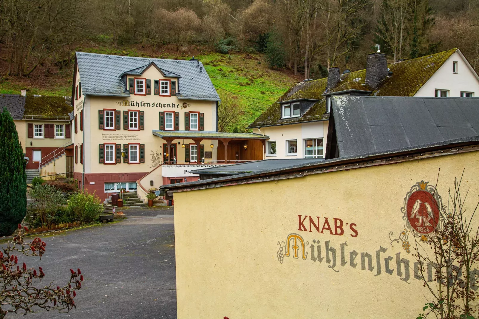 Weingut Mühlenschenke mit Weinkeller-Extérieur été