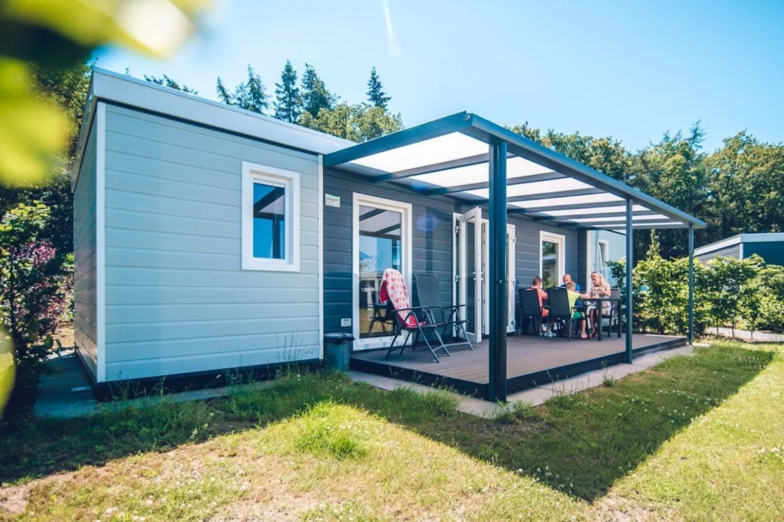 Forest Edge Chalet | 2 - 6 people-Exterior summer