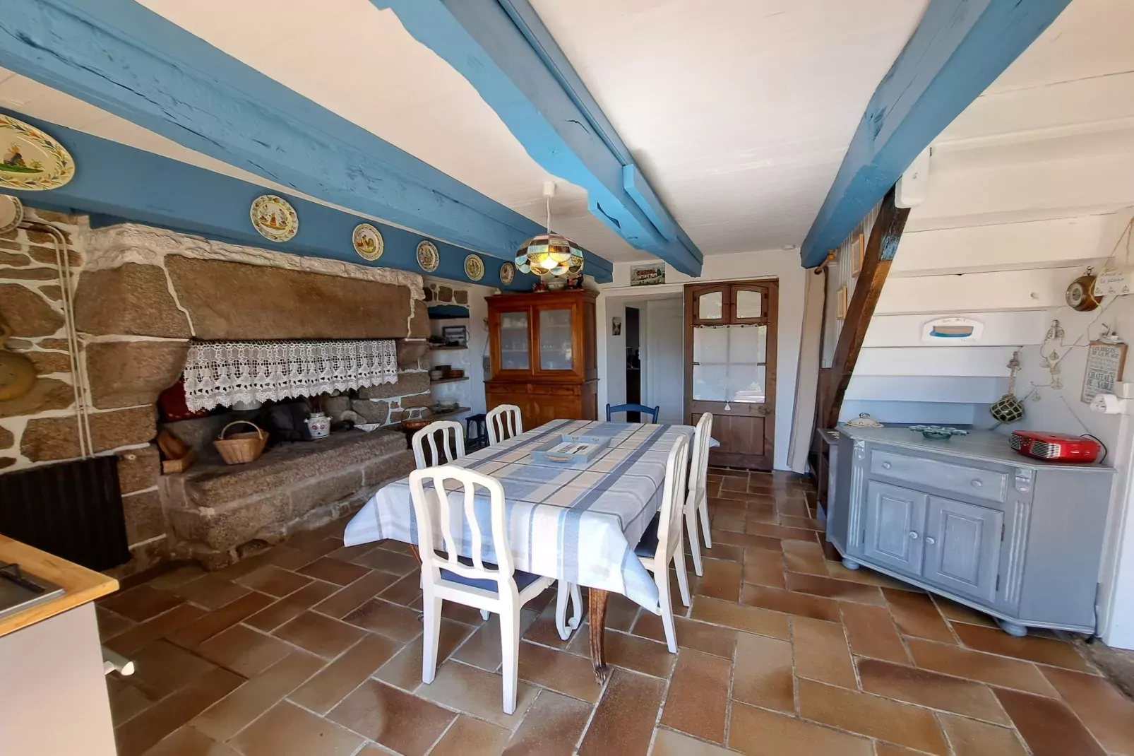Granitsteinhaus in Strandnähe Trégunc-Kitchen