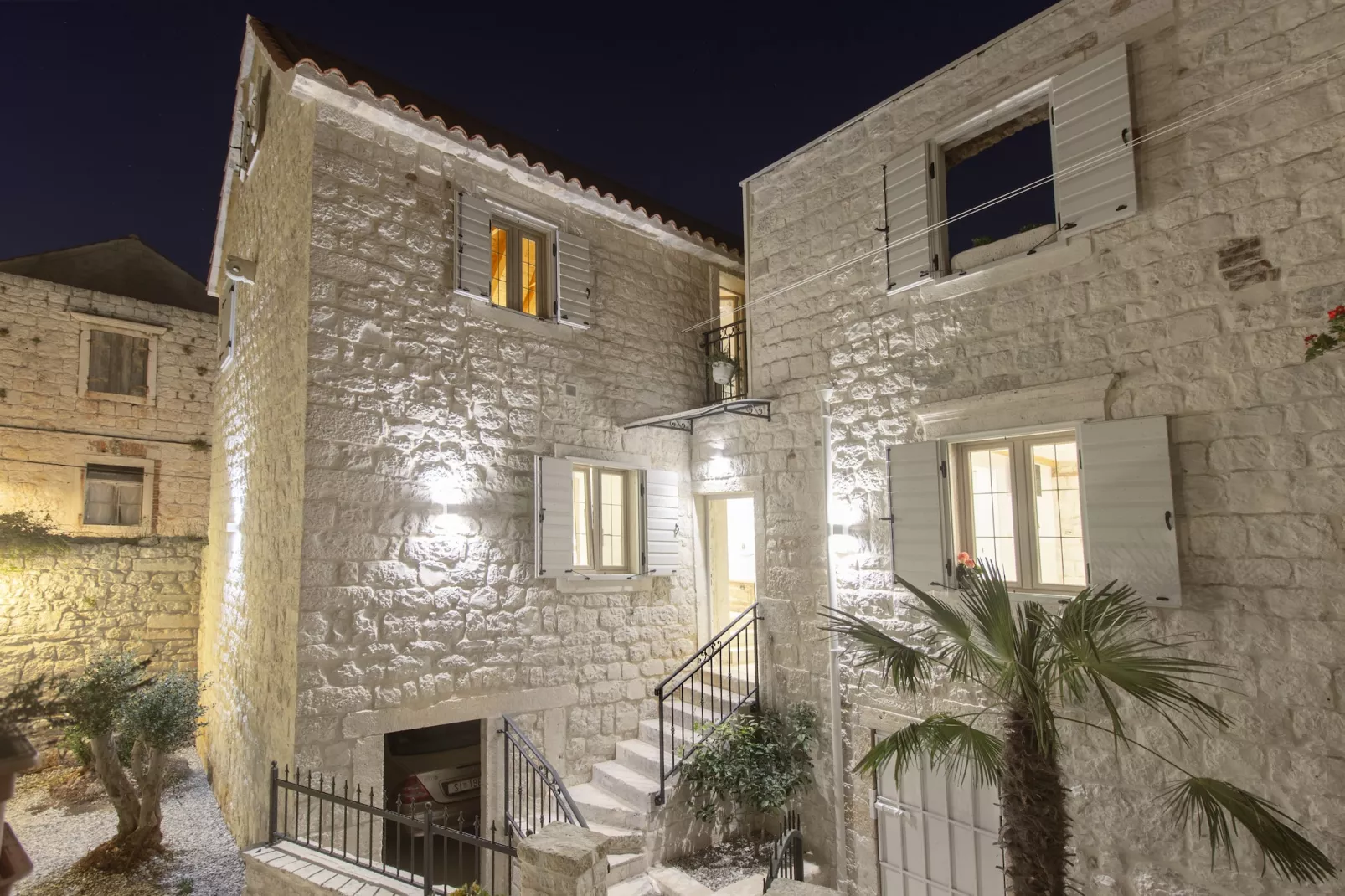Stone House Trogir-Exterior summer