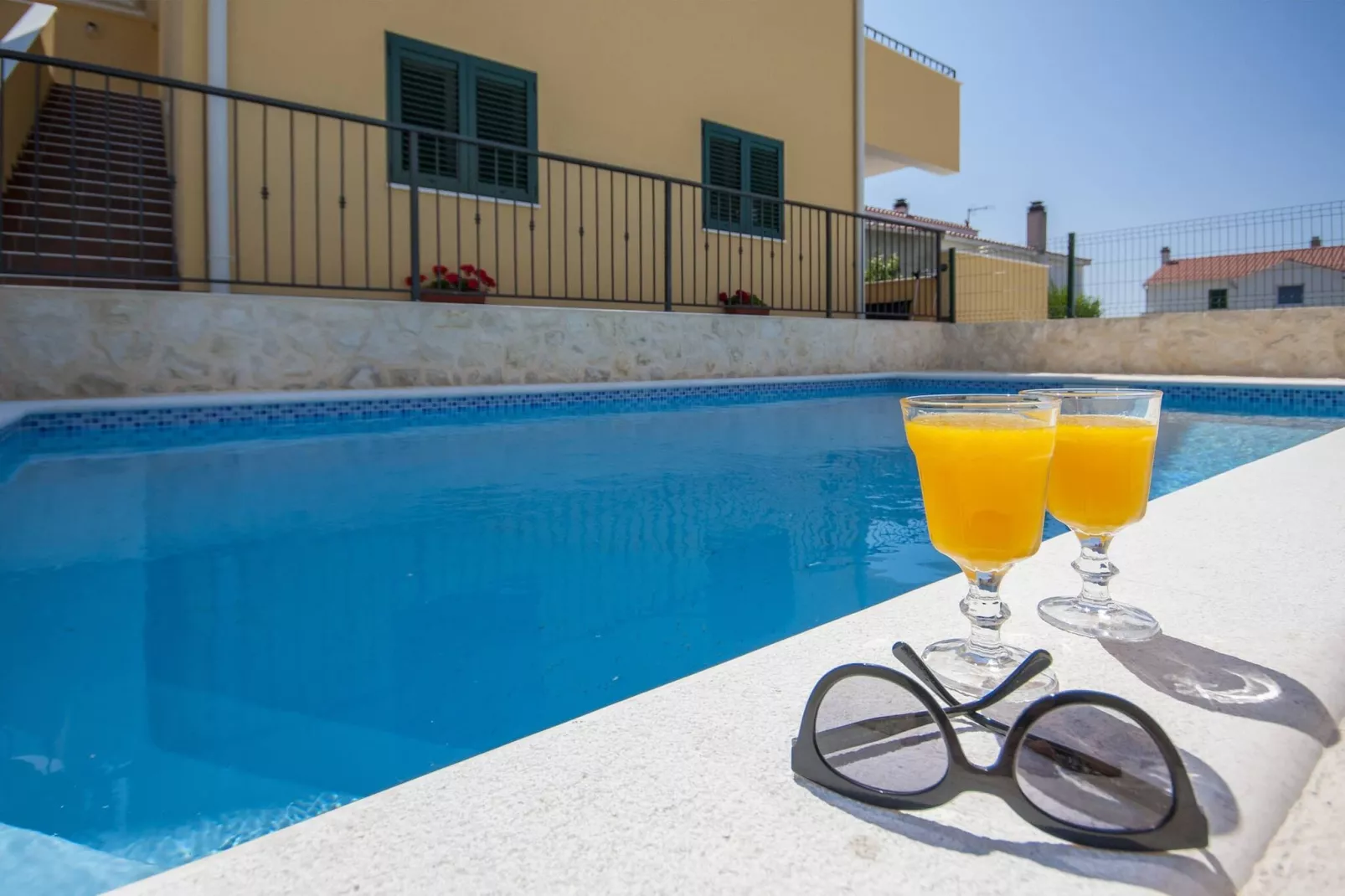 Apartments Tonia - Apartment Mala A1-Schwimmbad
