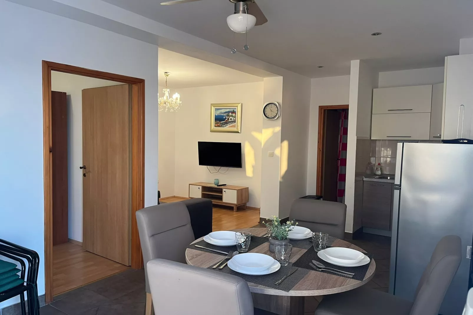 Apartments Sun Rogoznica - A1-Salle à manger