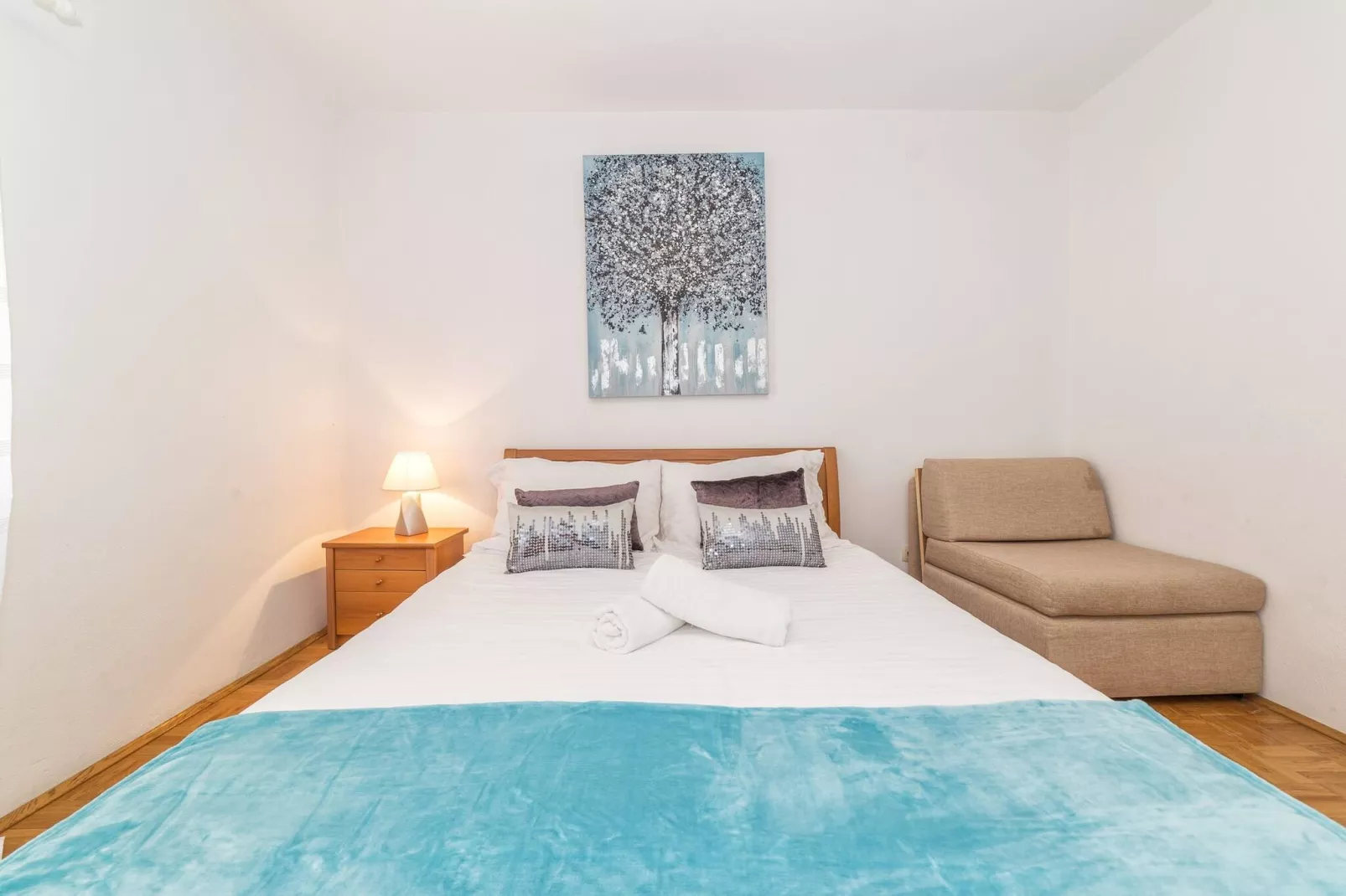 Apartments Nikol - two bedroom apartment A1-Schlafzimmer