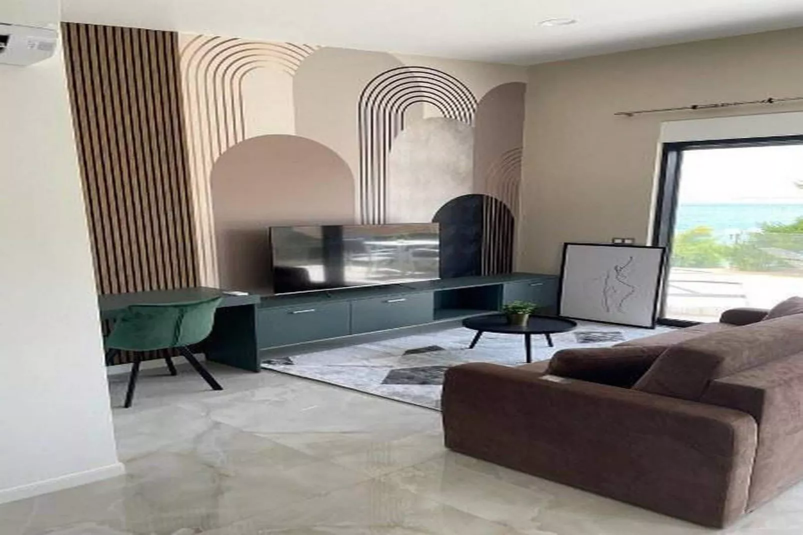 Apartments Marvi - one bedroom apartment (Left)-Wohnzimmer