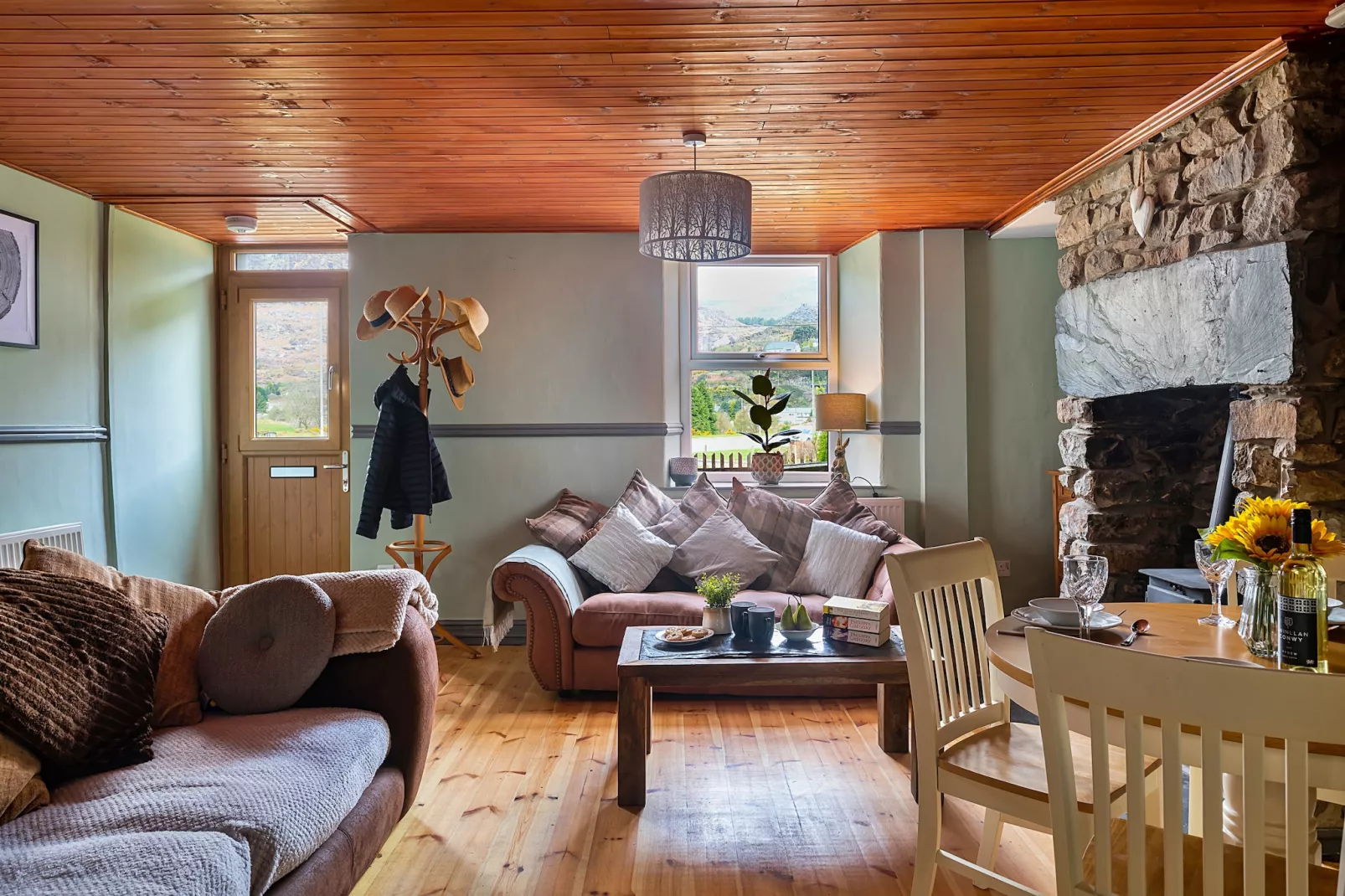 Maes Neuadd-Living room