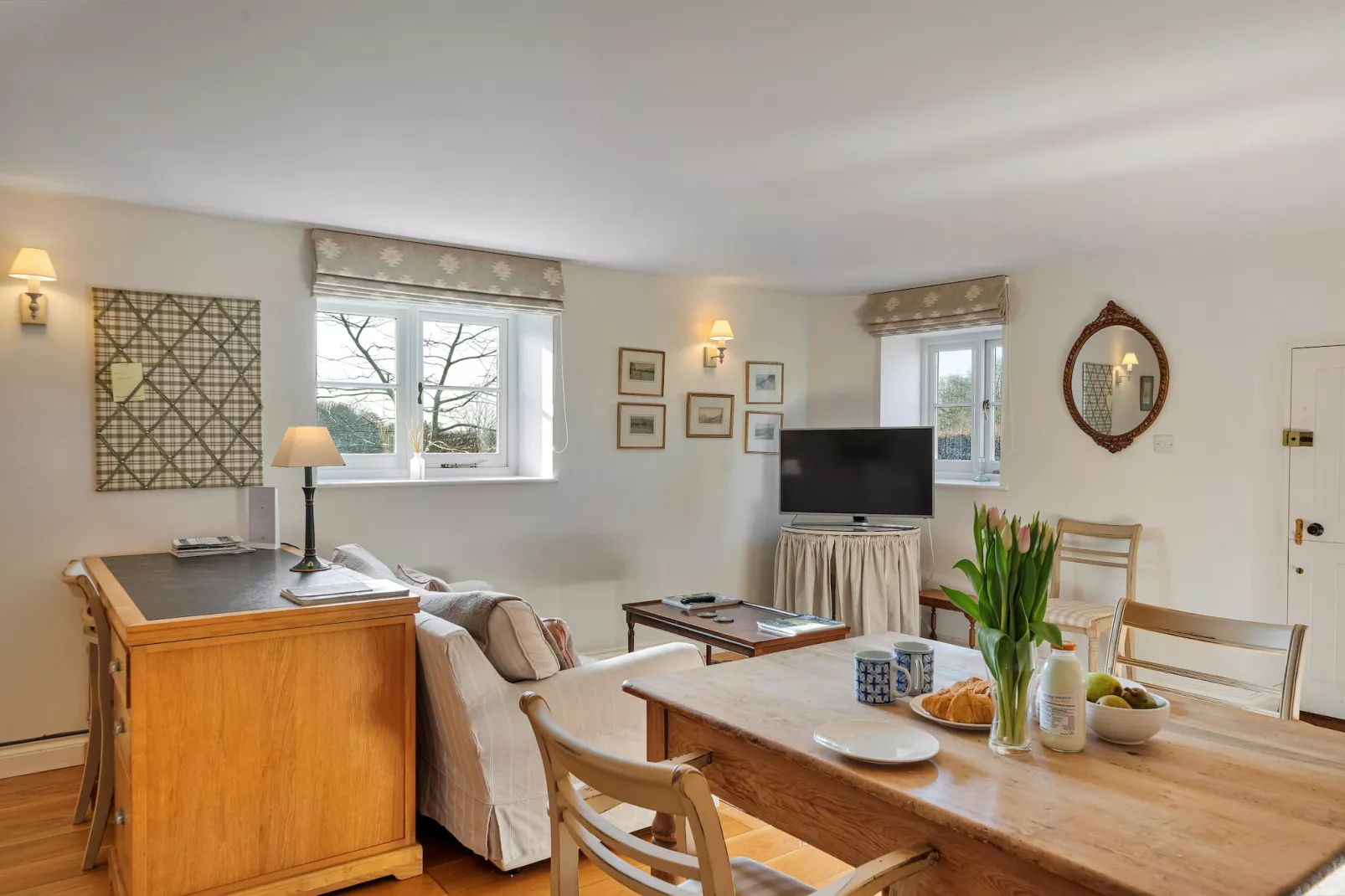 Stable Cottage at Yealmpton-Wohnzimmer