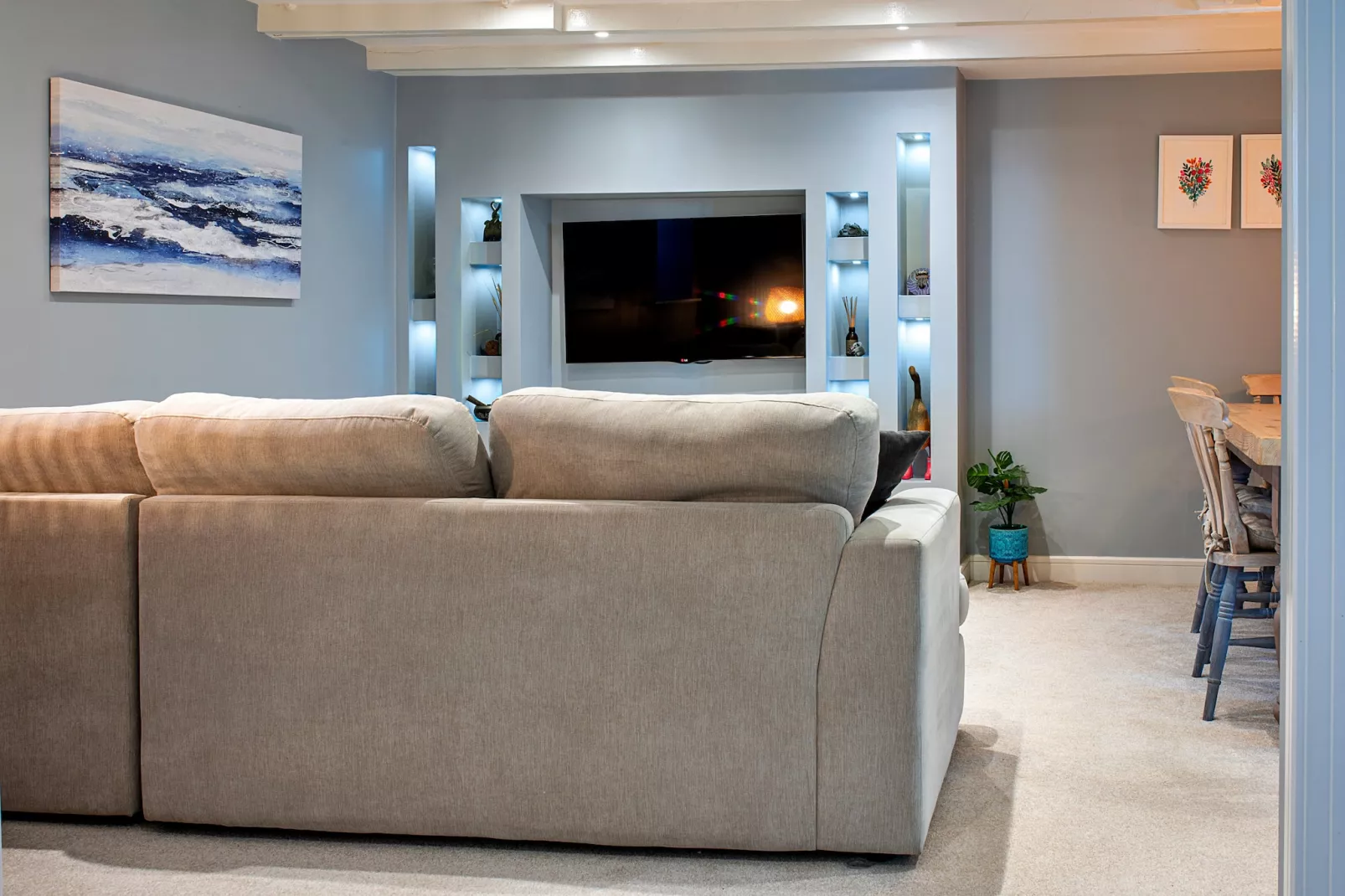 Sun Trap Terrace-Living room