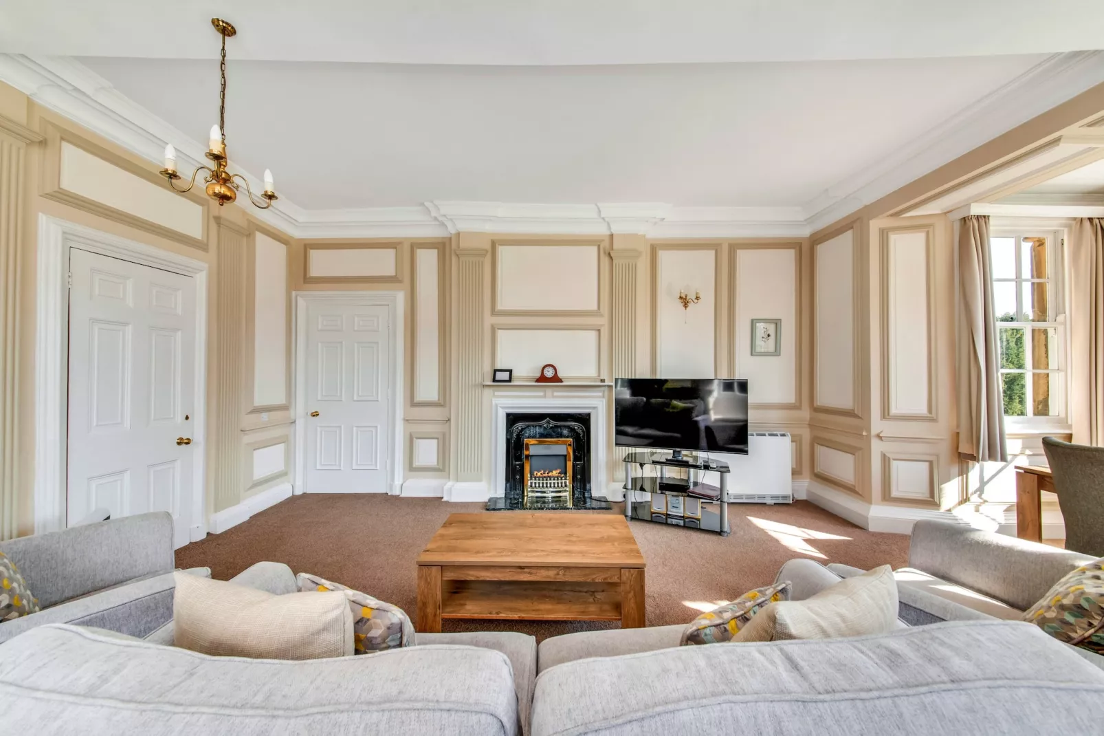 Sutton Hall Apt-Wohnzimmer
