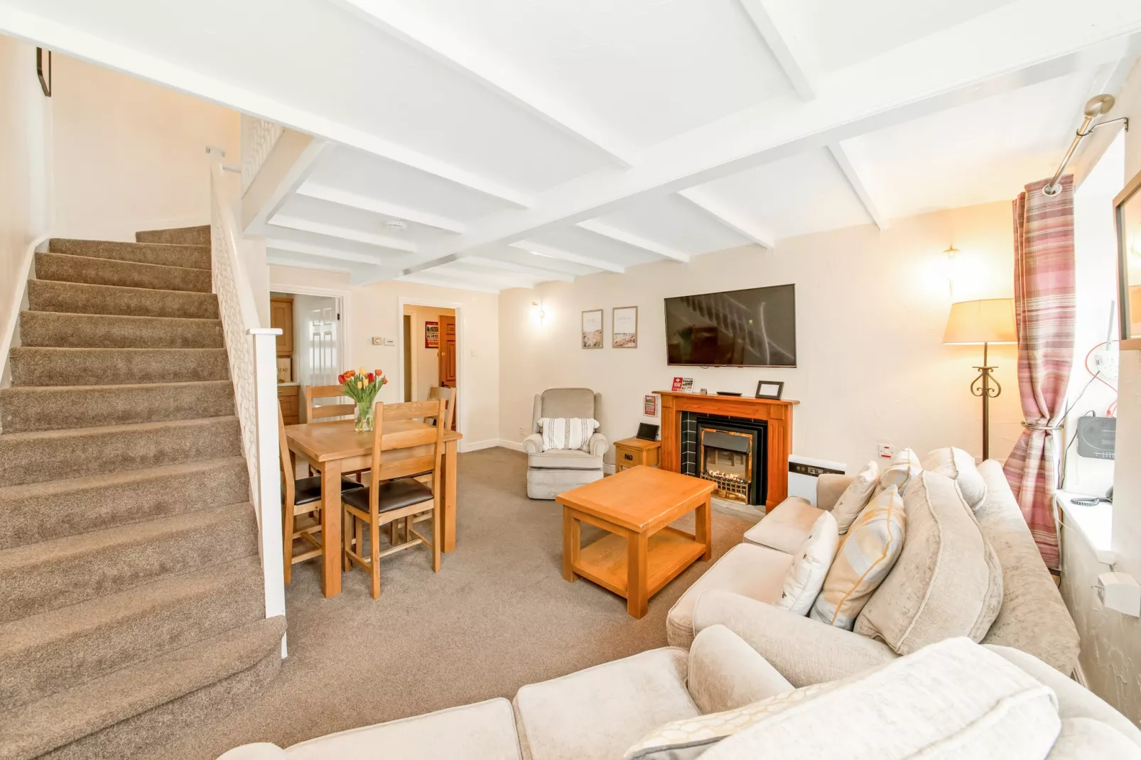 Swaledale Hall Cottage-Living room