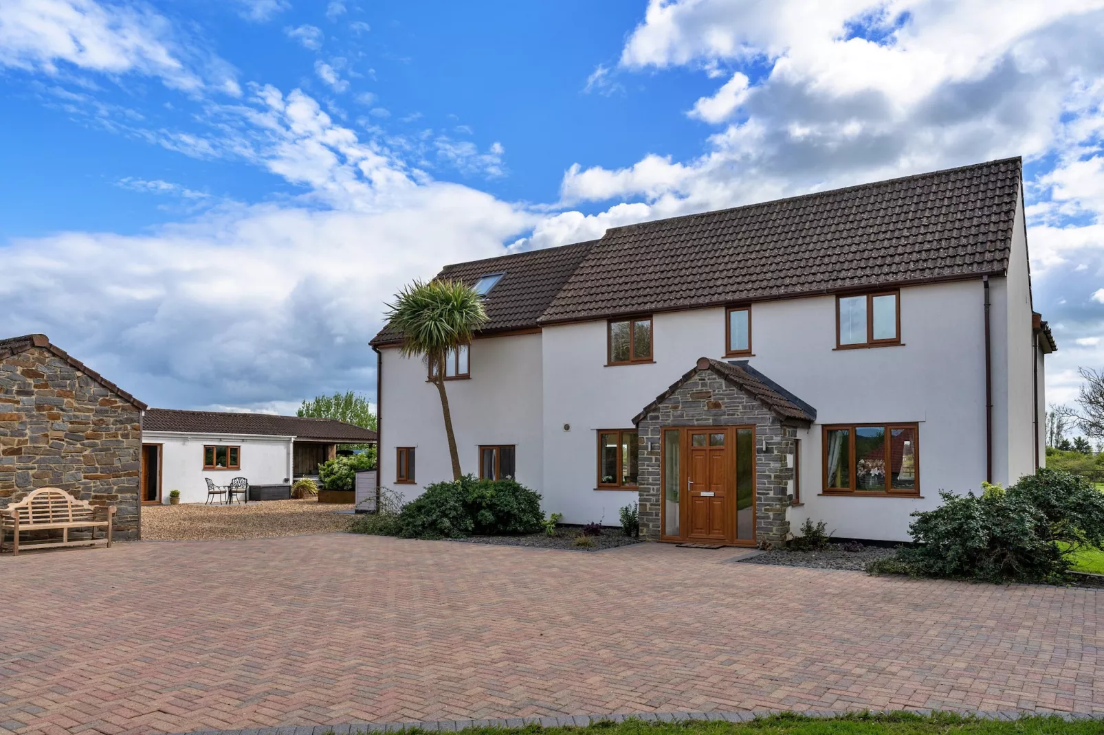 Stone Bow Farmhouse-Exterior summer