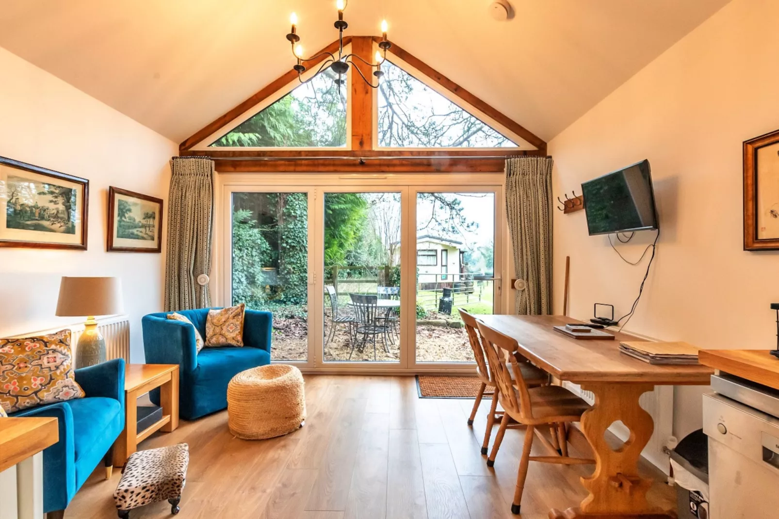 South Downs Lodge-Wohnzimmer