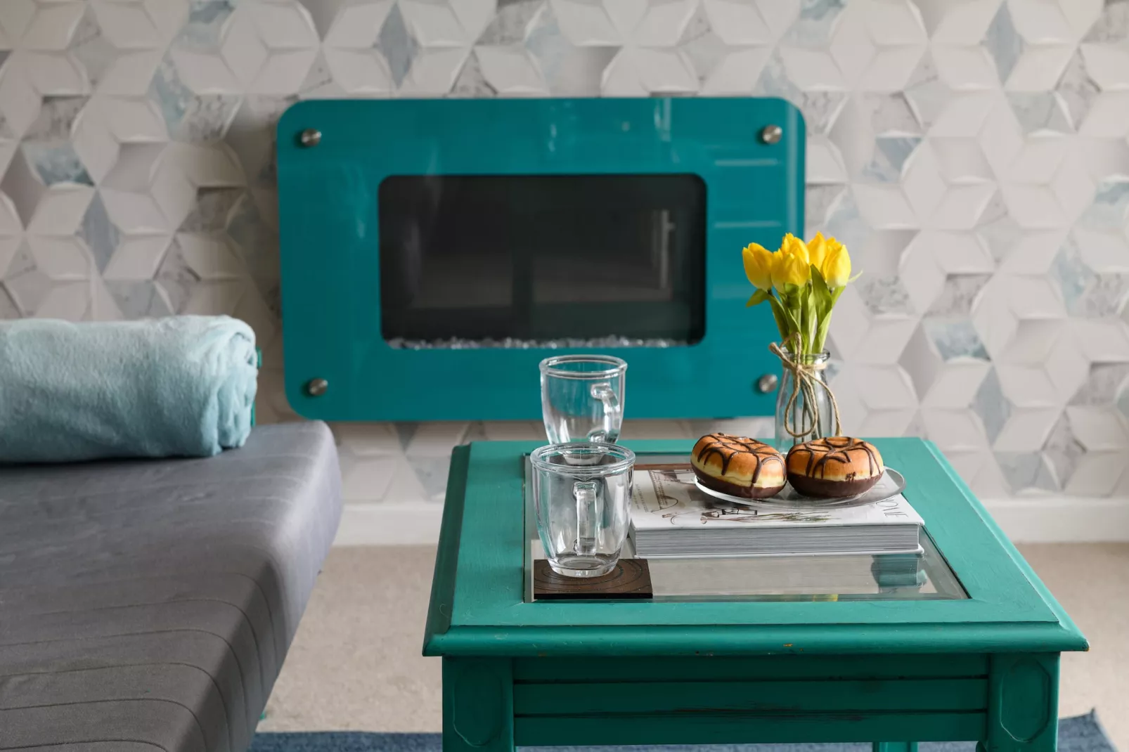 Golygfa o'r Castell - Castle Views-Wohnzimmer