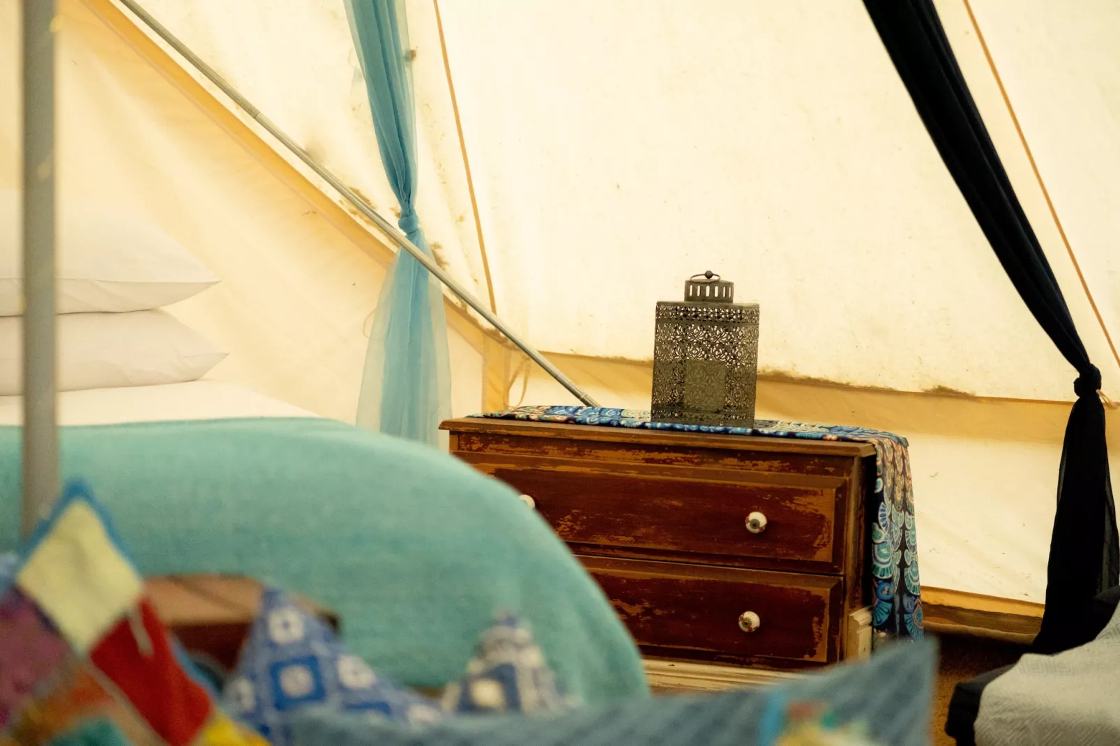 Moroccan Bell Tent-Wohnzimmer