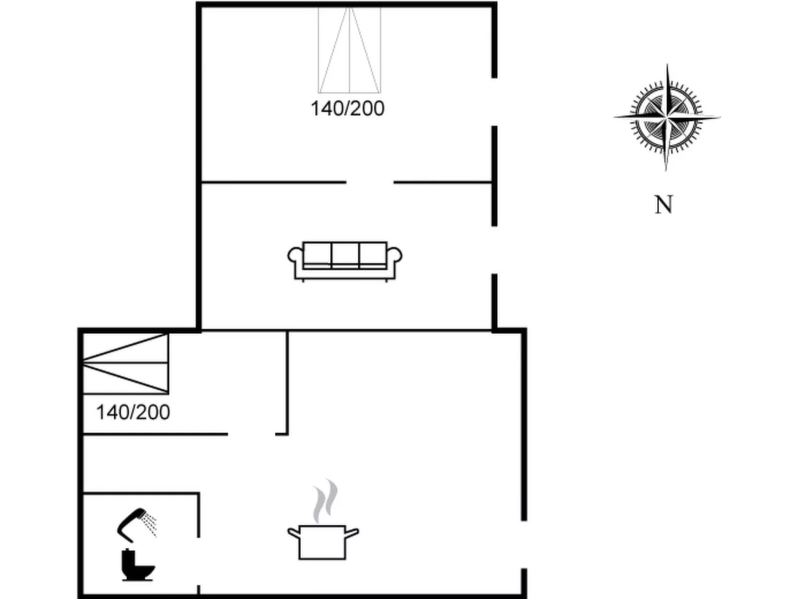 "Saija" - 100m from the sea-Inside