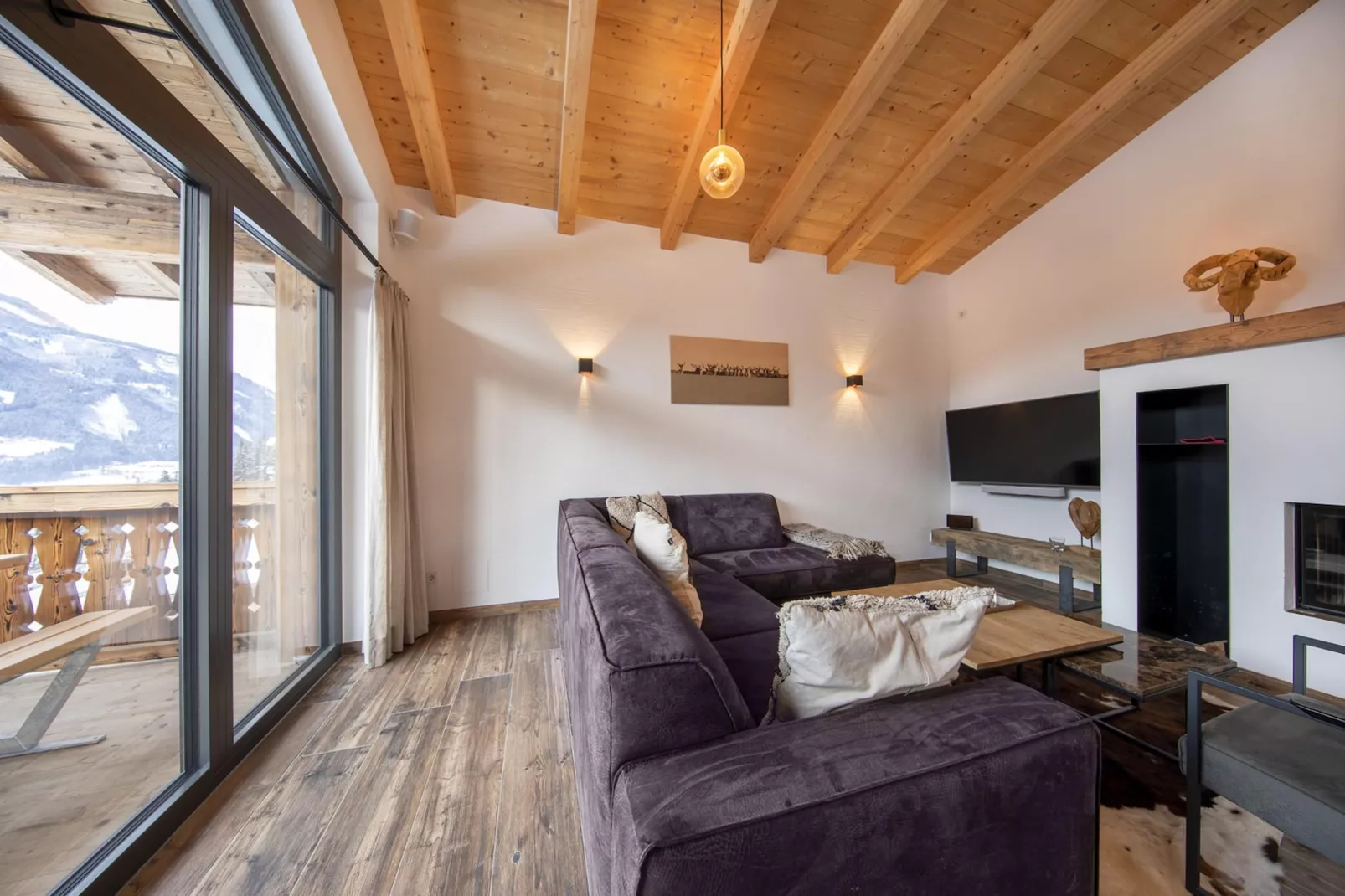 Nationalpark Chalet Daberspitze-Living room