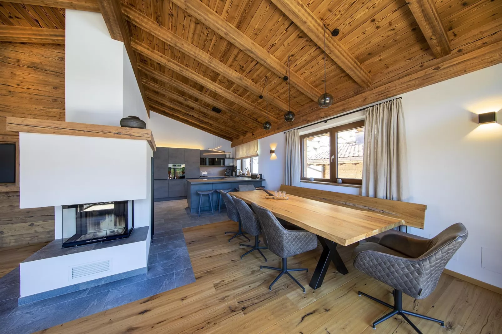 Nationalpark Chalet Mittereggspitze-Living room