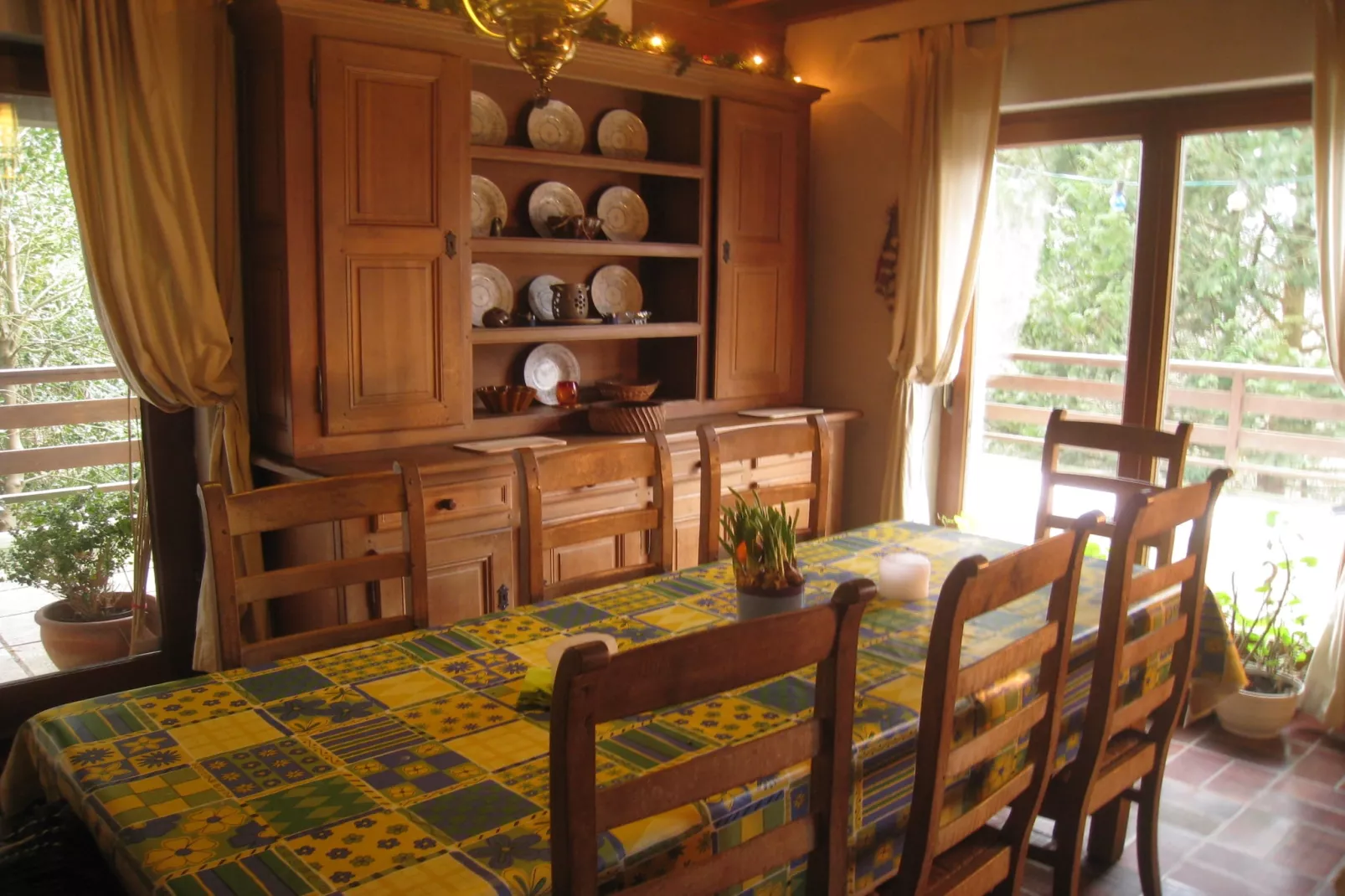 La Roche au Bois-Dining room