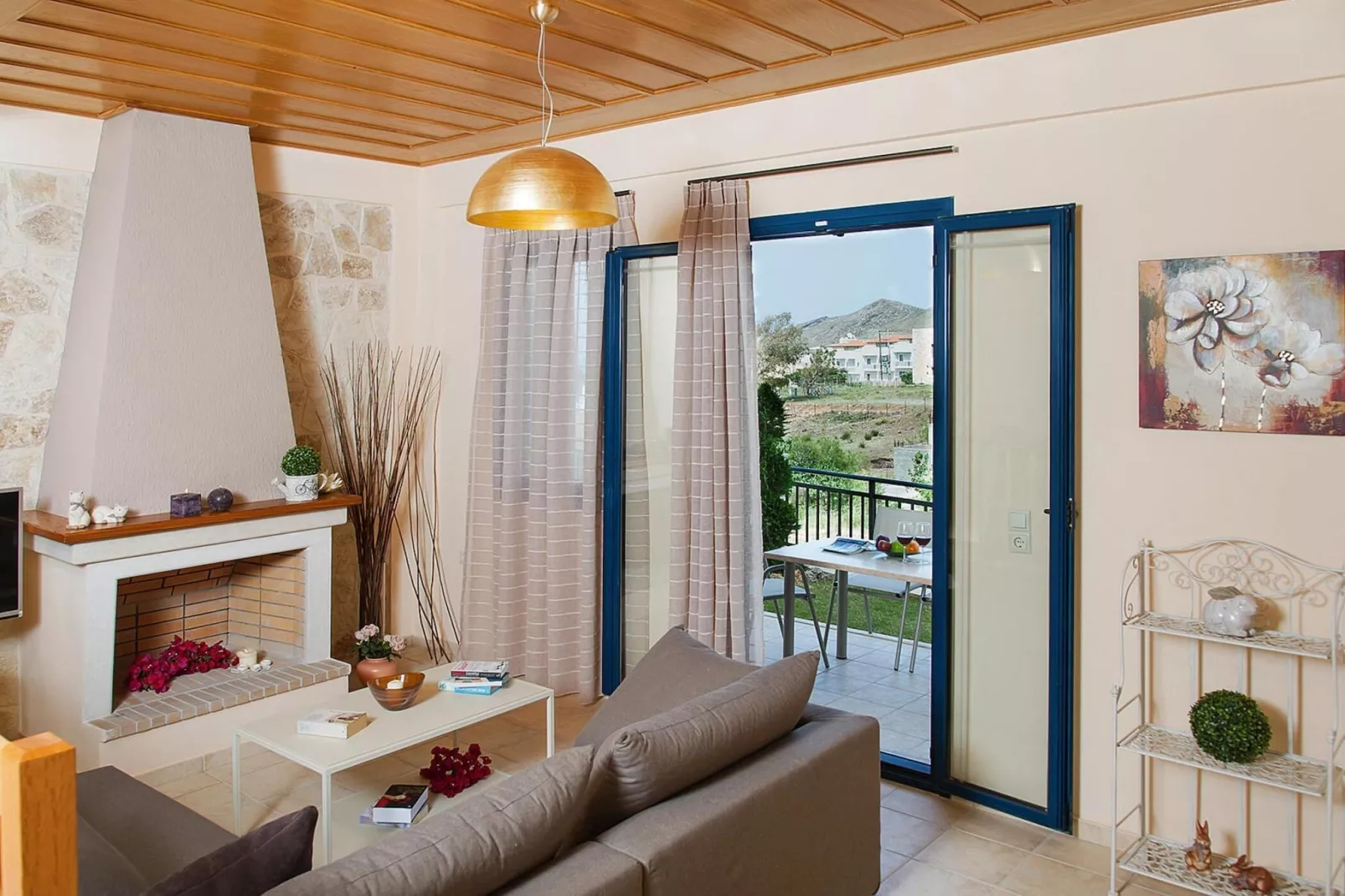 Holiday home, Panormo-Villa Ortansia or Peonia-Salon