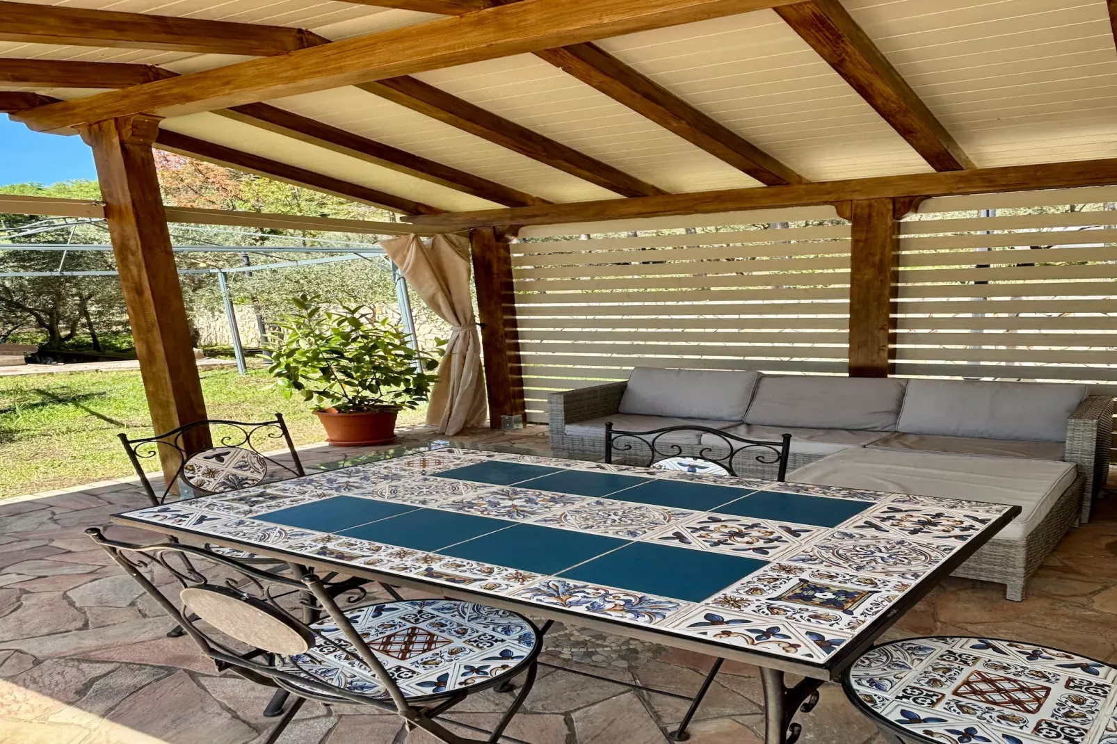 Ferienhaus Francavilla di Sicilia  Villa Uliveto-Terrassenbalkon