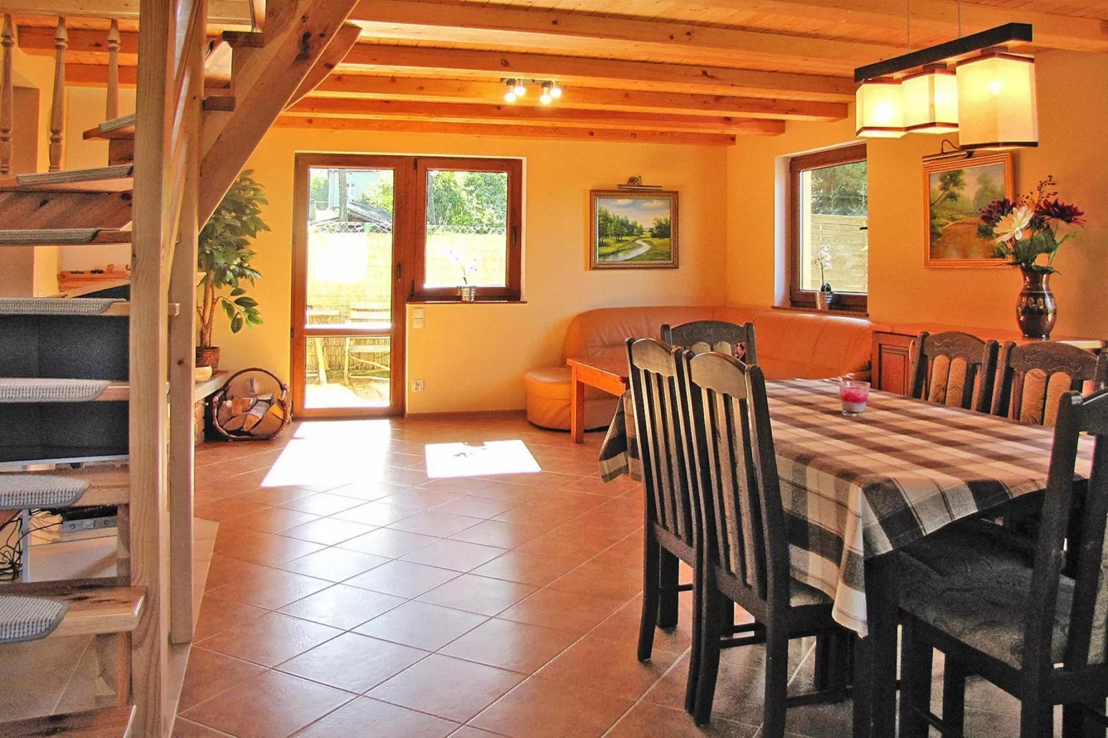 Holiday home Wilkasy-Dining room