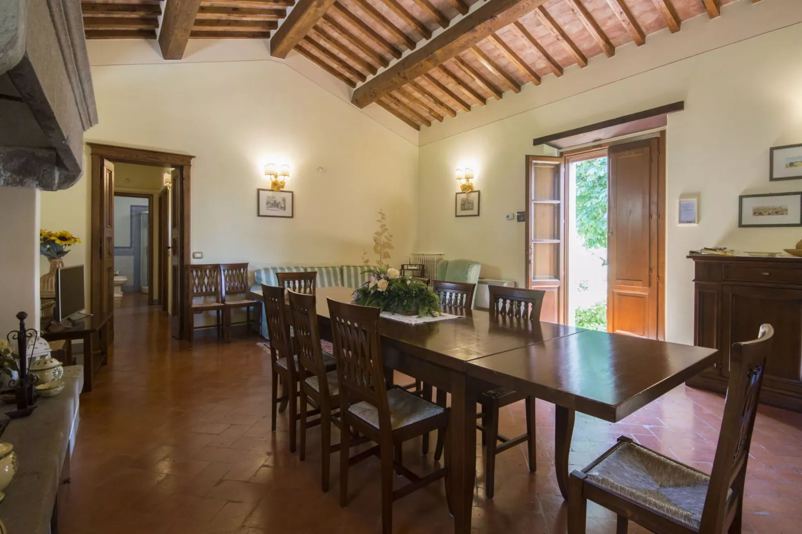 Villa il Sasso-Dining room