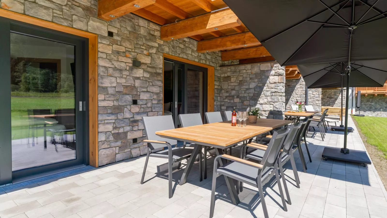 Tauernlodge Amadeiro Im Pongau-Terrassenbalkon