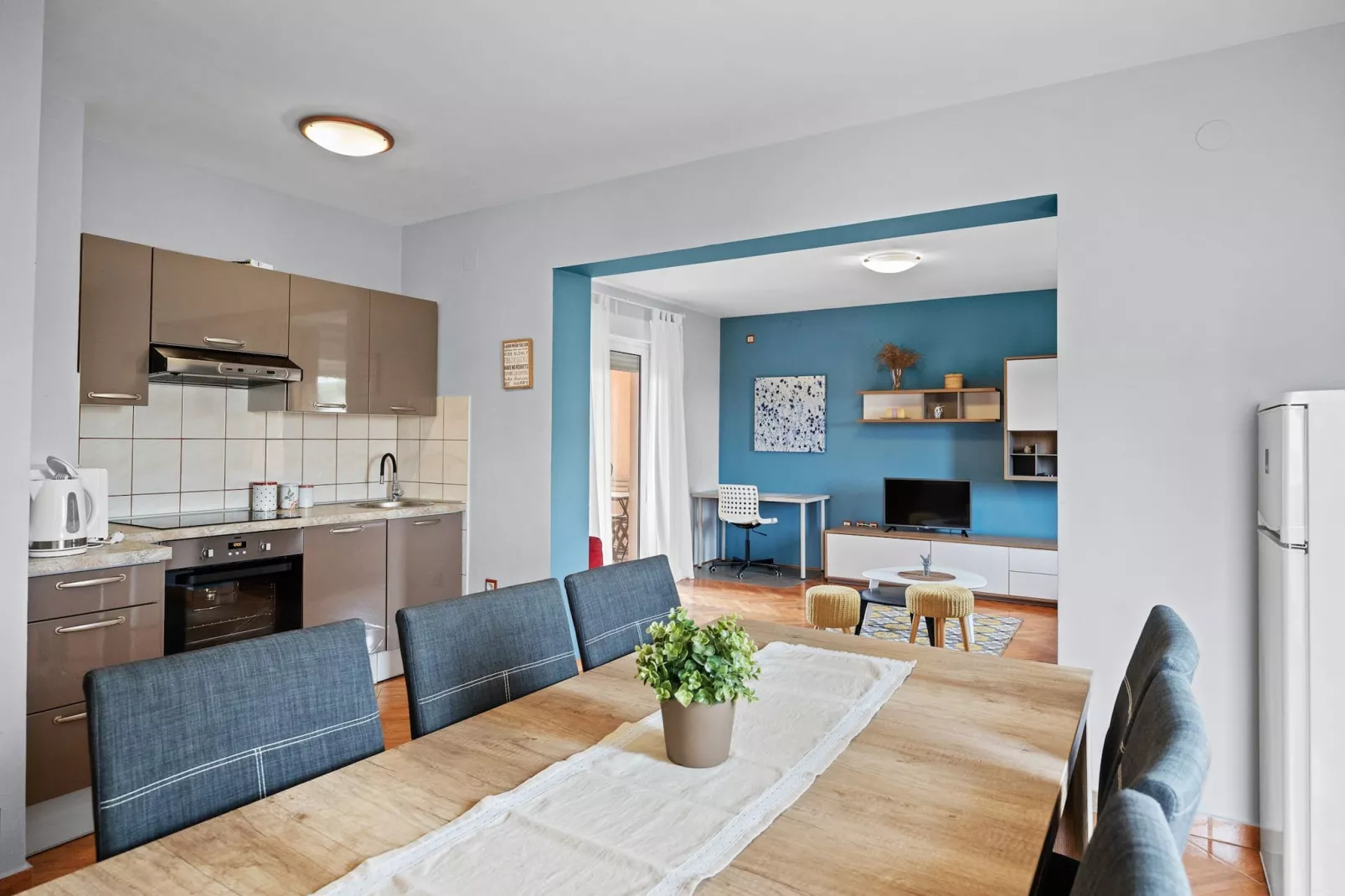 Apartments Neda - Apartment Smilje with Sea View-Kitchen