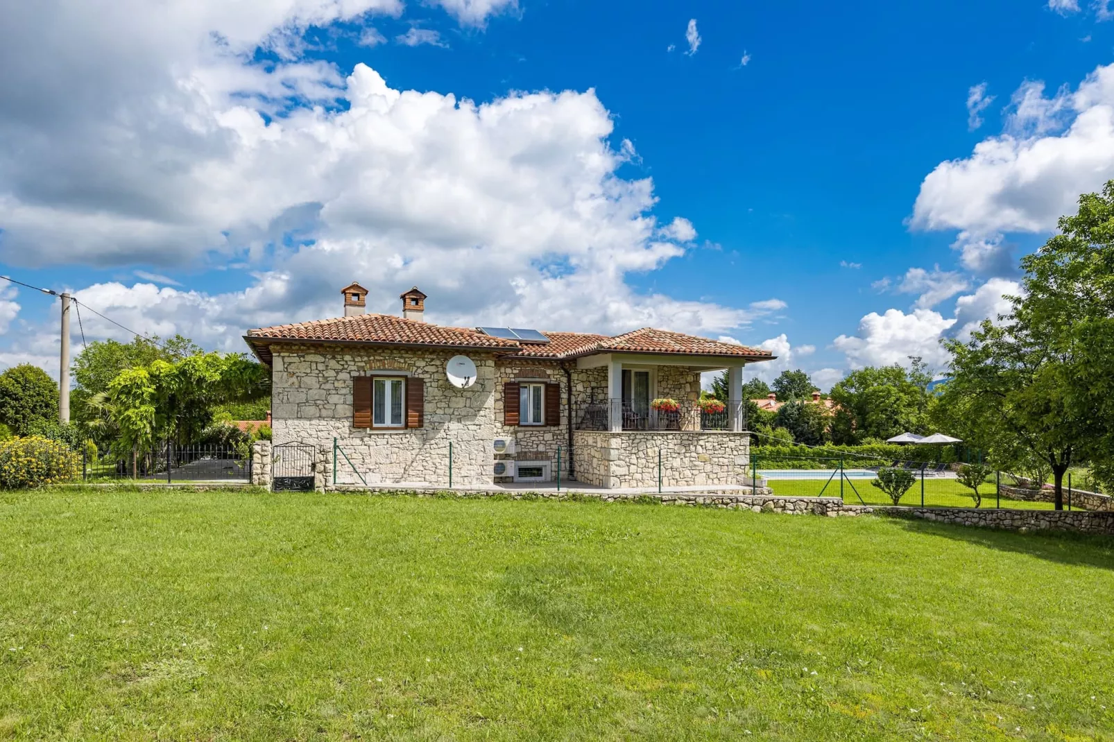 Villa Katarina - Old Stone House with Private Pool-Exterior summer
