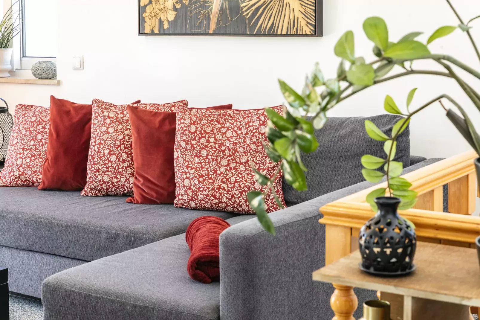 The Palm House - Townhouse at Vale de Milho golf-Living room